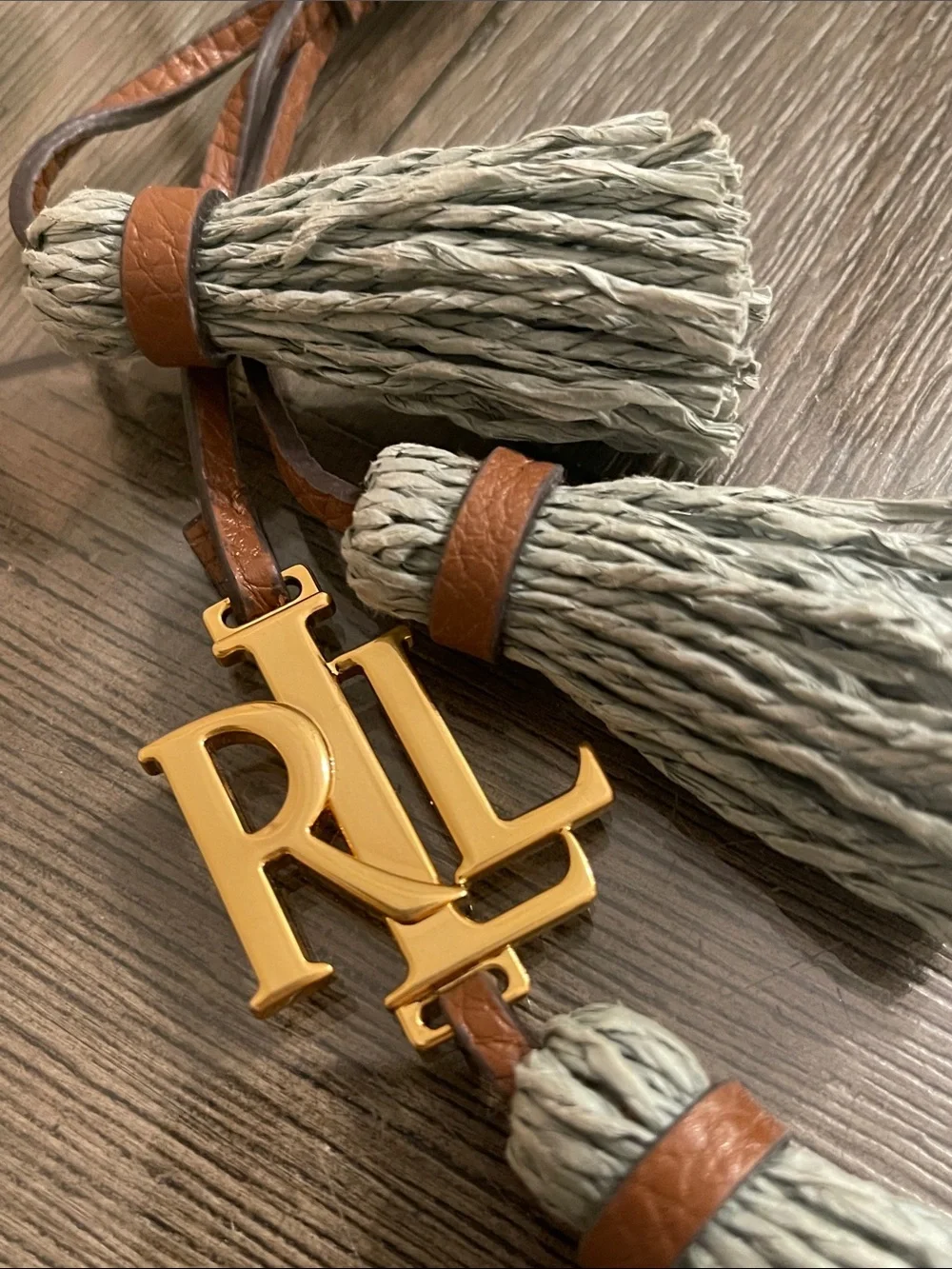 Lauren Ralph Lauren Replacement Three Tassel - Gold-tone Logo Bag Charm